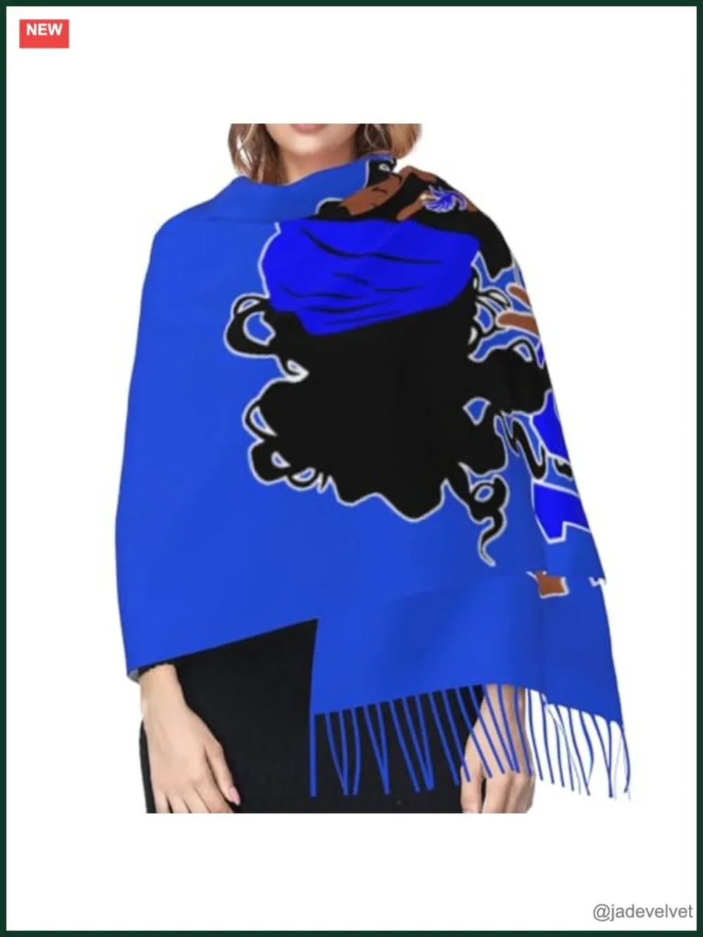 Soft Cashmerette Fringed Scarf Long Shawl Wrap Blanket